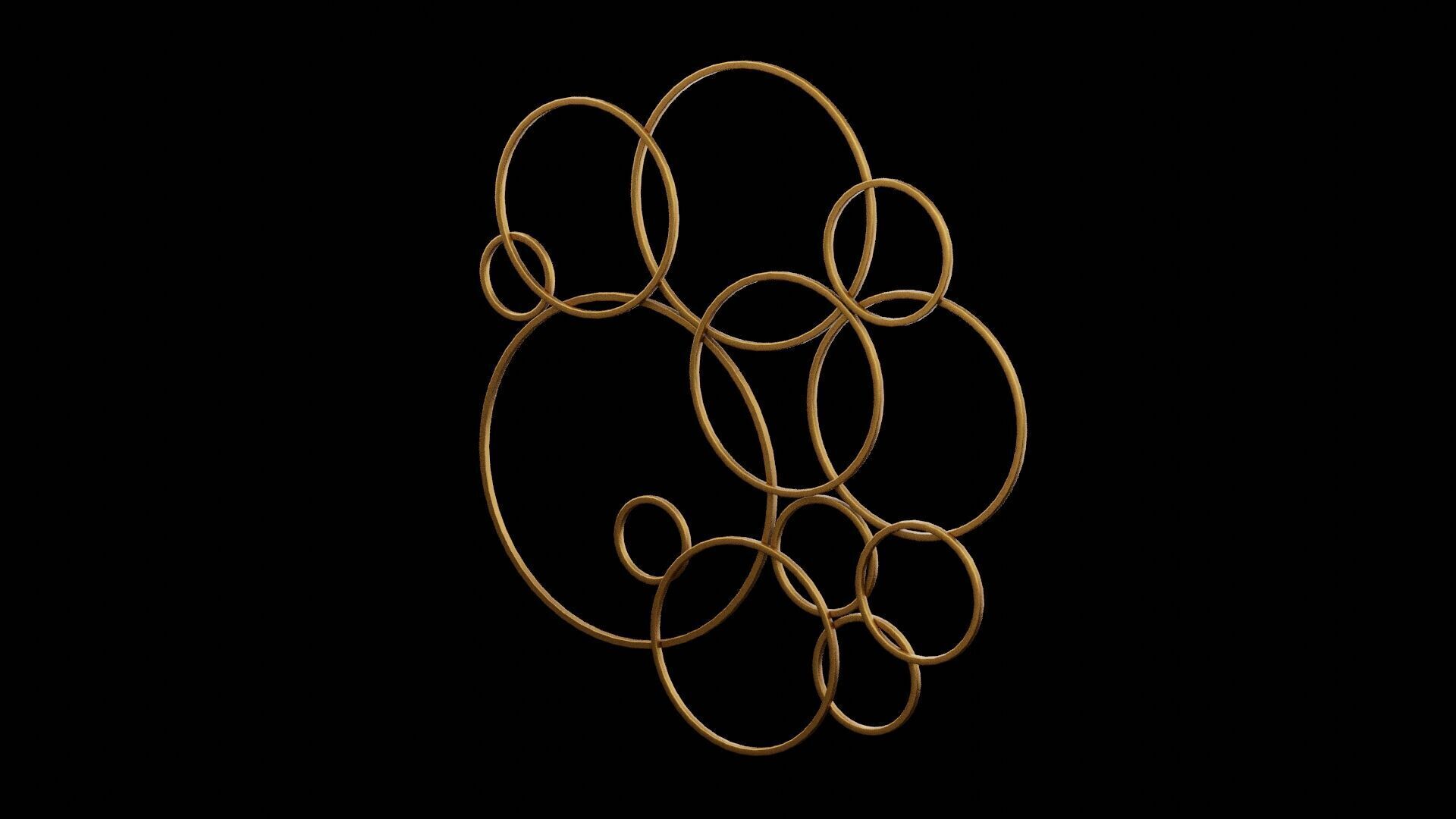 Geometrical Furniture Design Low-poly 3D model_2