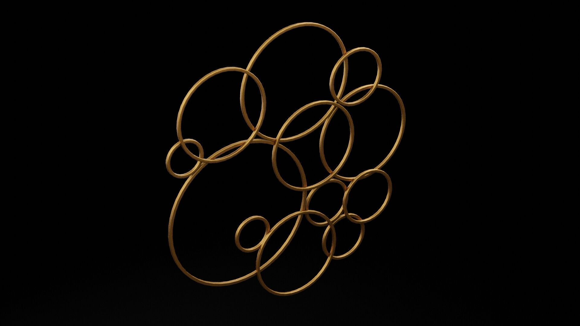 Geometrical Furniture Design Low-poly 3D model_1