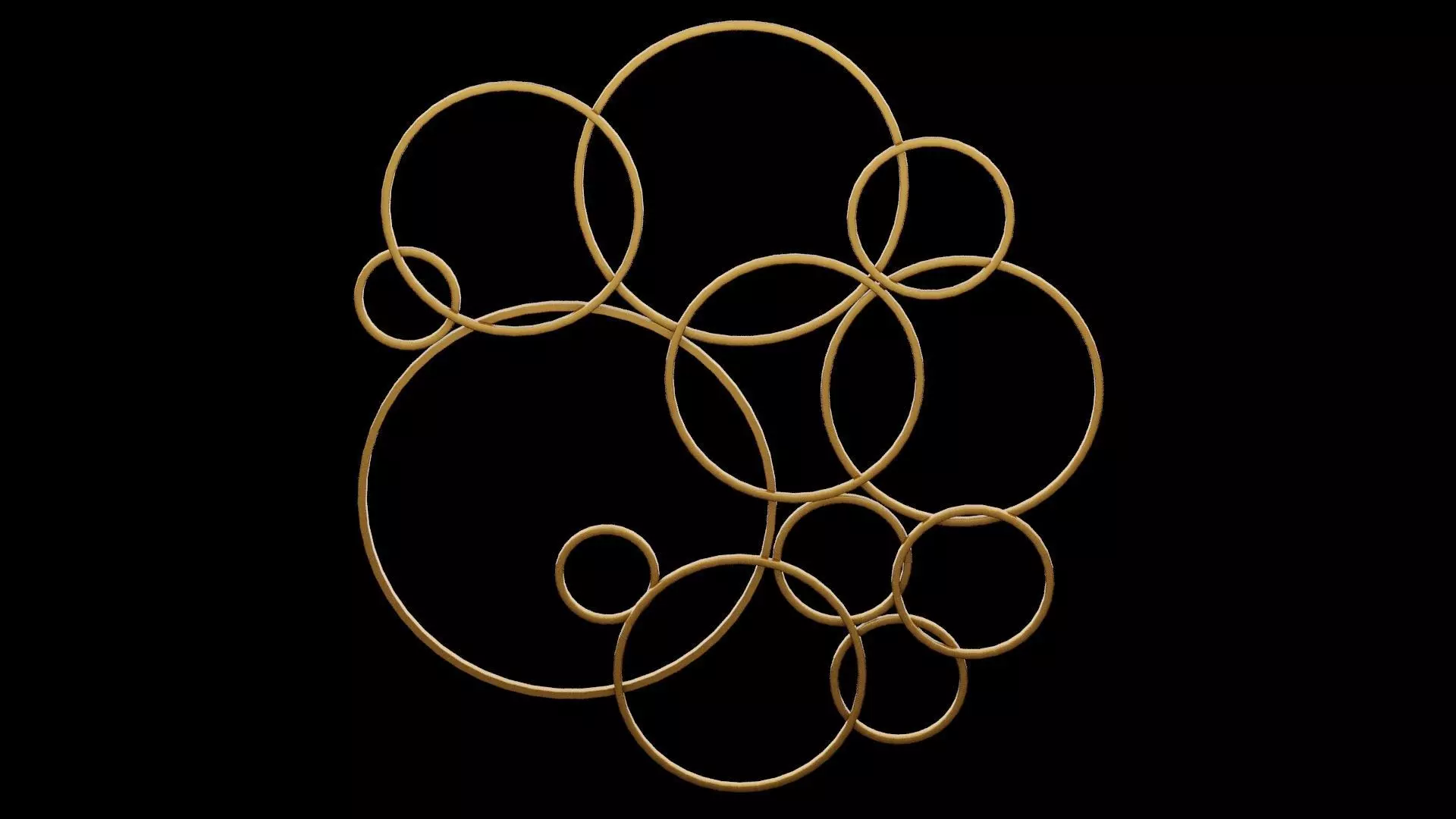 Geometrical Furniture Design Low-poly 3D model_0