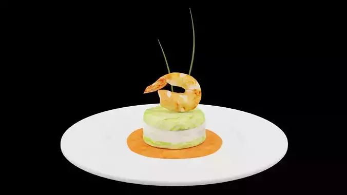Shrimp With Avocado