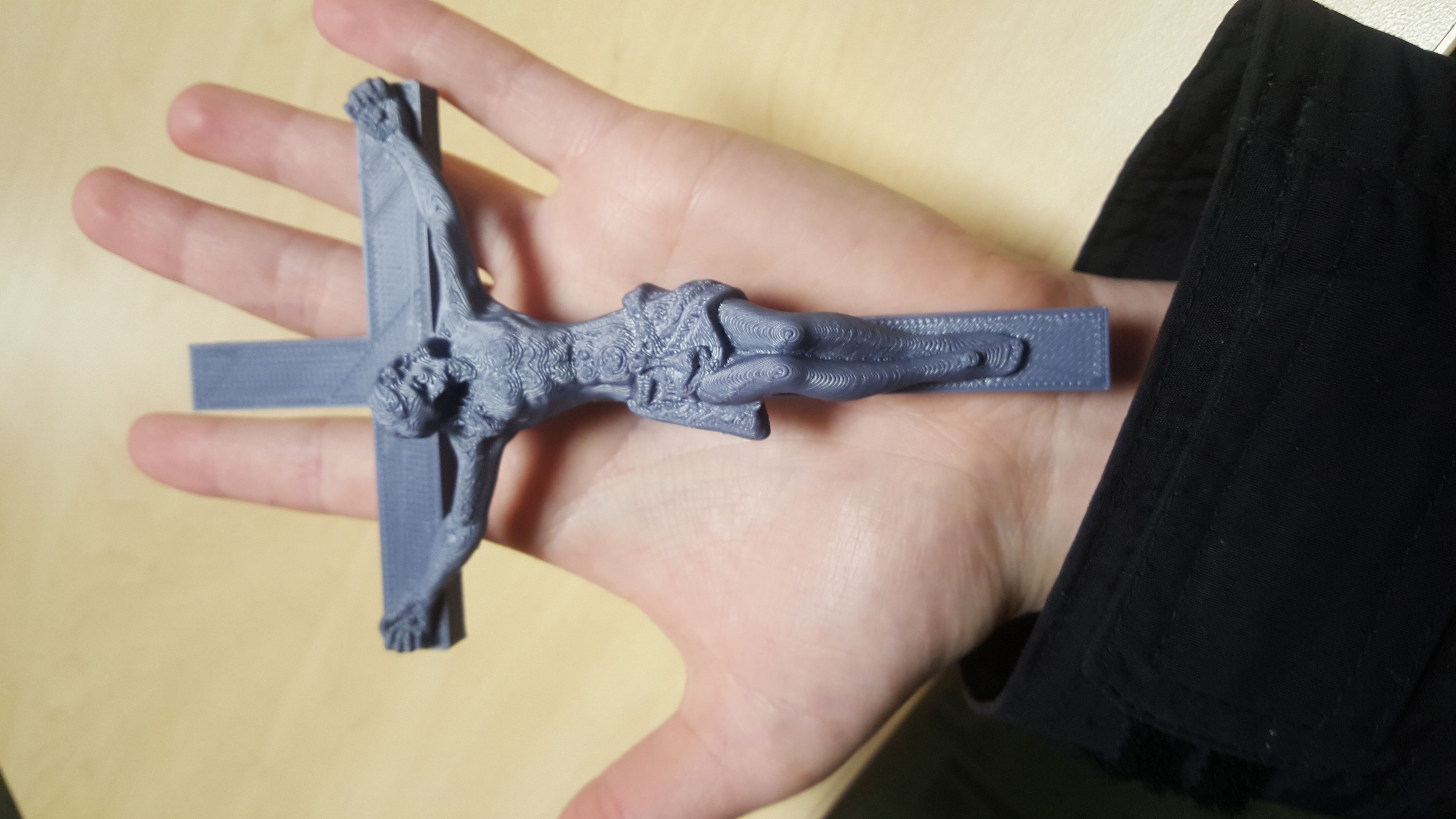 Jesus Crucifix is ready for prototyping STL 3D print model_2