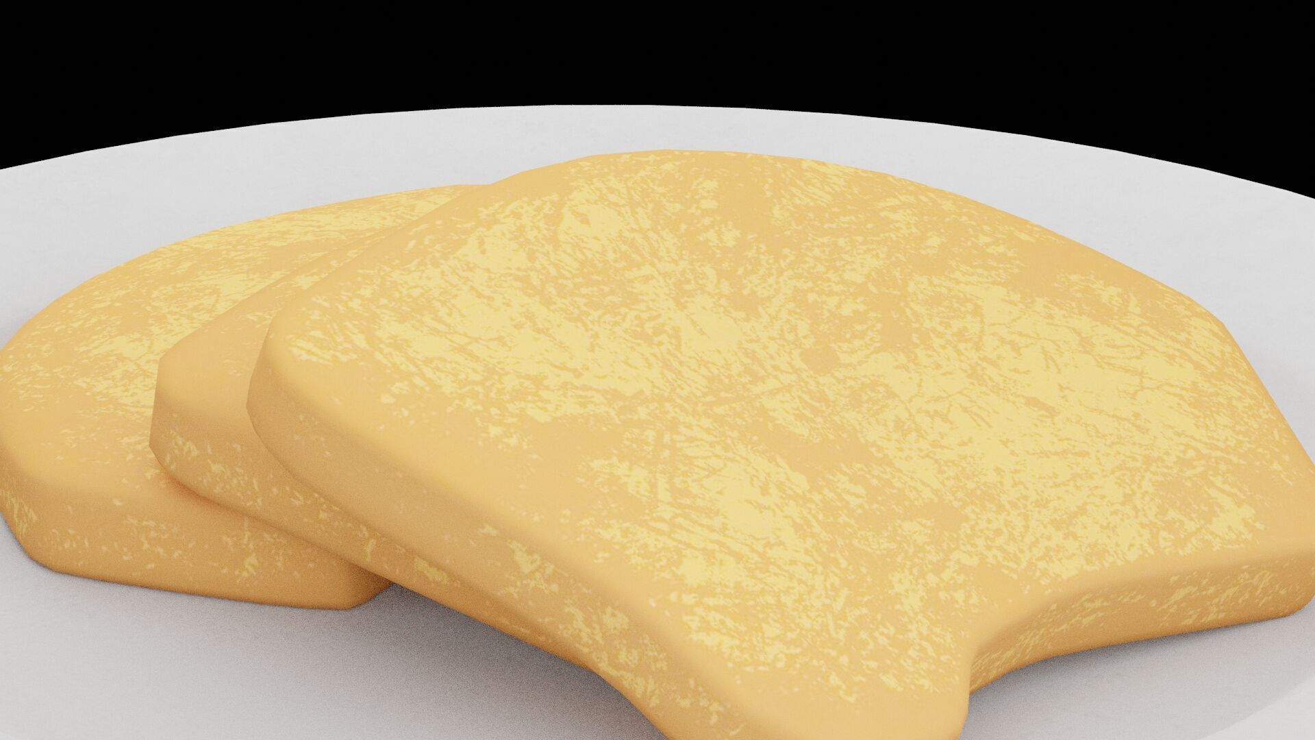 Pork Chop Slices Low-poly 3D model_2