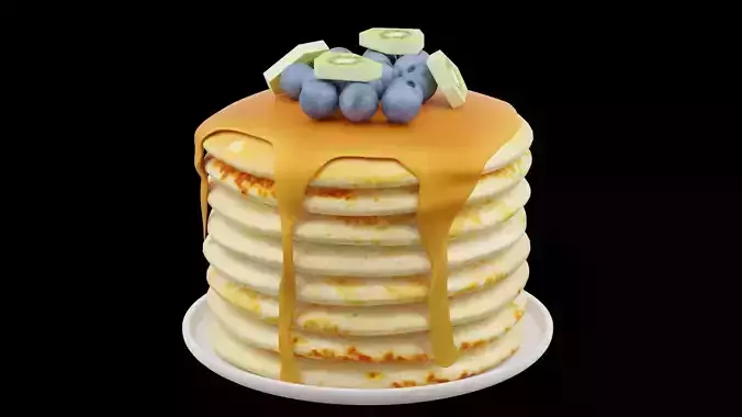 Pancake With Fruits