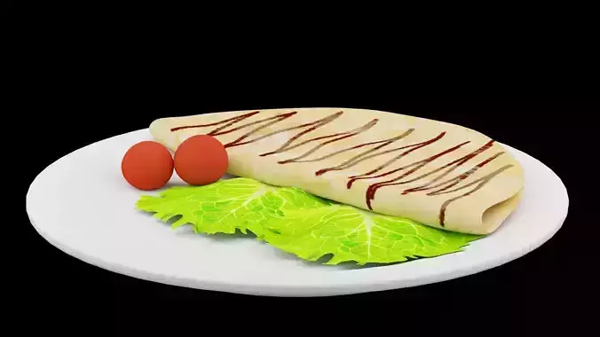 Omelet With Lettuce