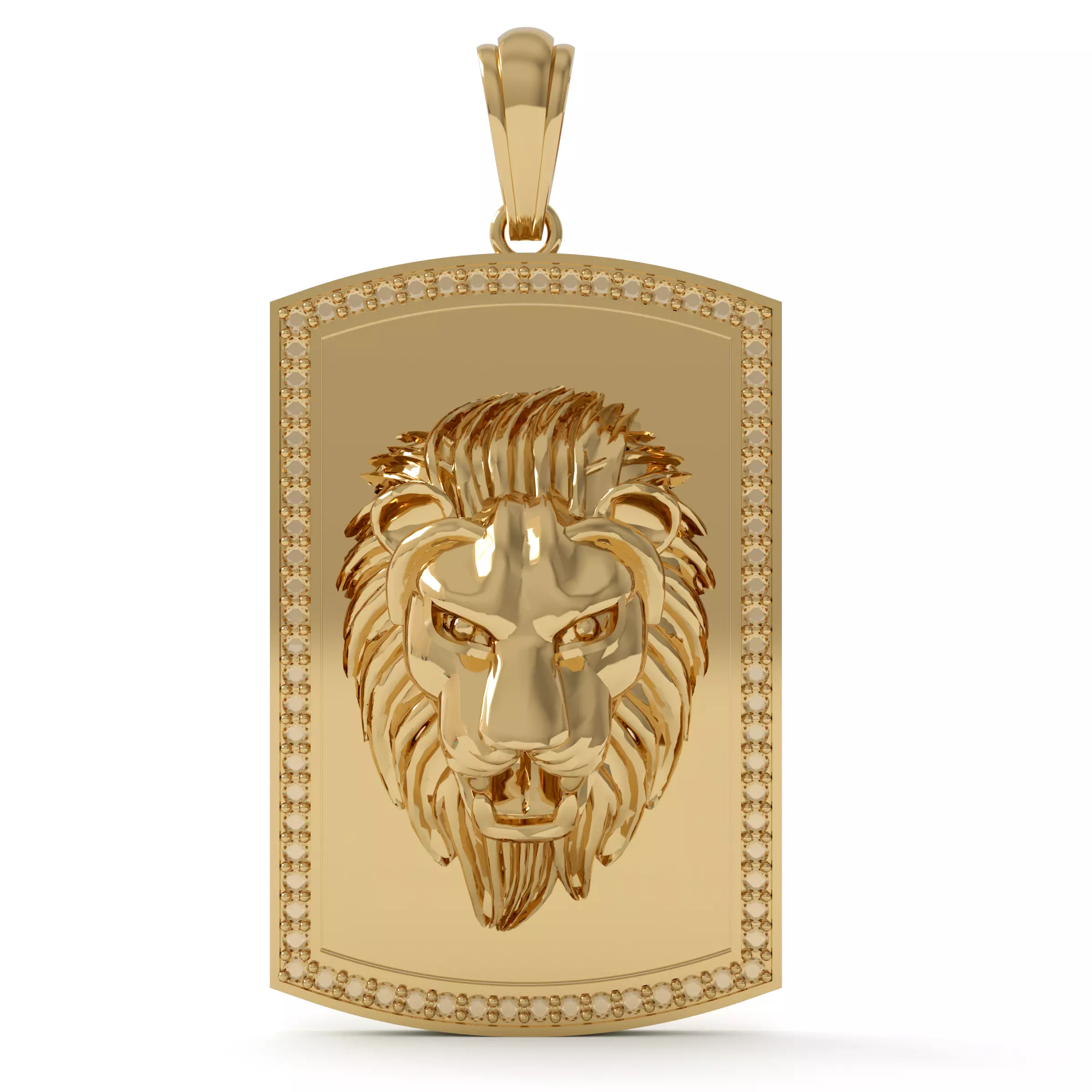 LION PENDNET 3D PRINT MODEL 3D print model_0