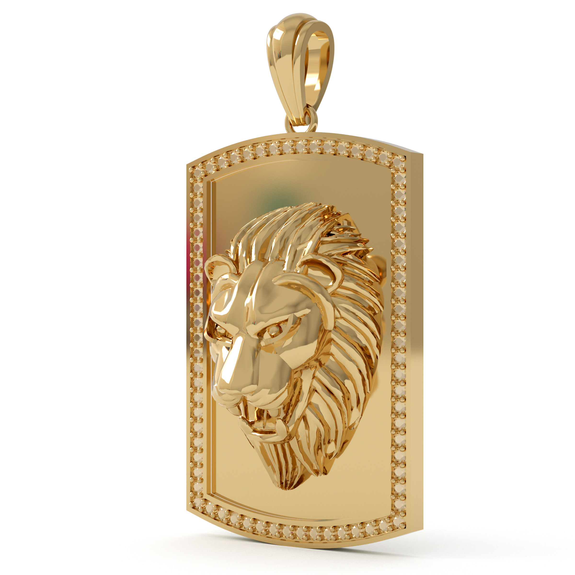 LION PENDNET 3D PRINT MODEL 3D print model_1