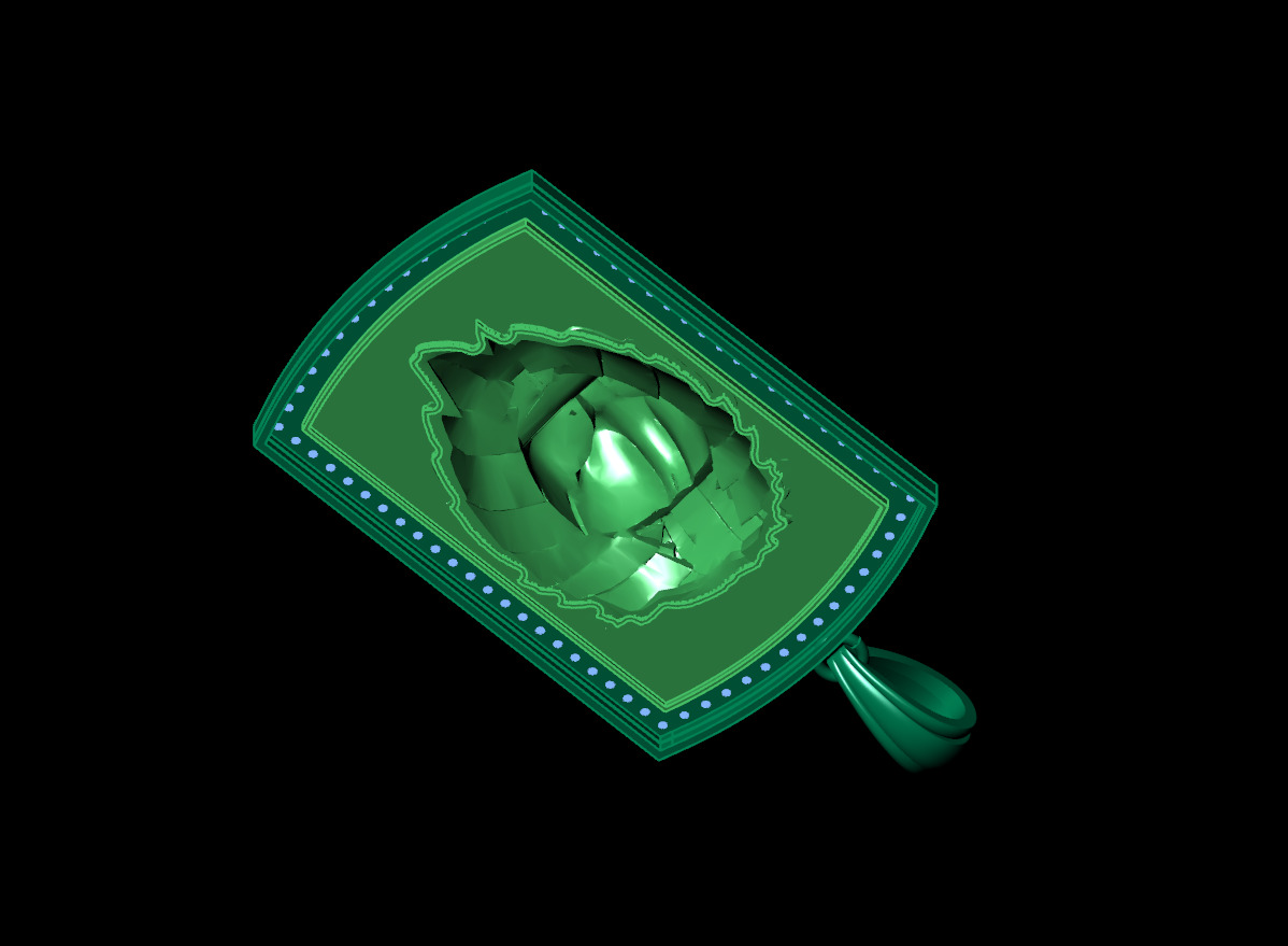 LION PENDNET 3D PRINT MODEL 3D print model_6