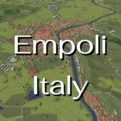 Empoli Italy - city and urban 3D model