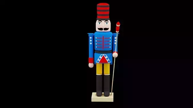 Blue Christmas Nutcracker