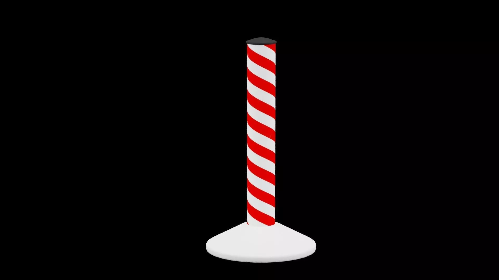 Christmas Firework Low-poly 3D model
