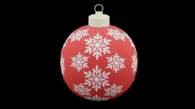 Christmas Ball Low-poly 3D model