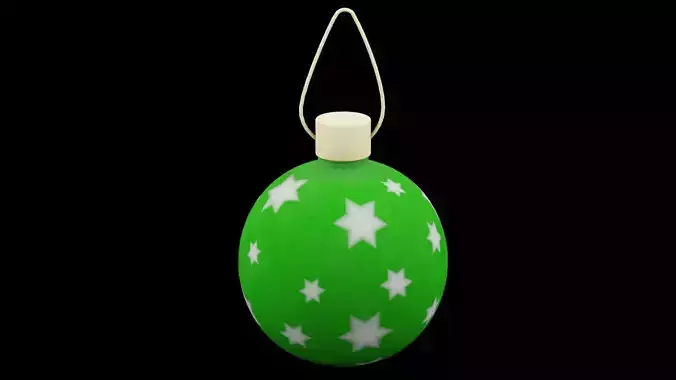 Green Christmas Ball
