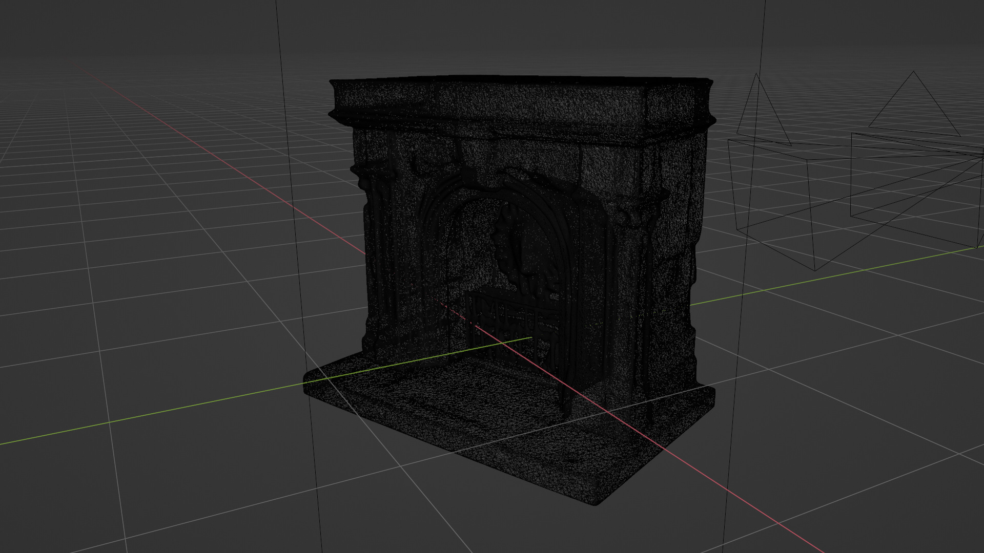 Stone Altar 015 3D model_8