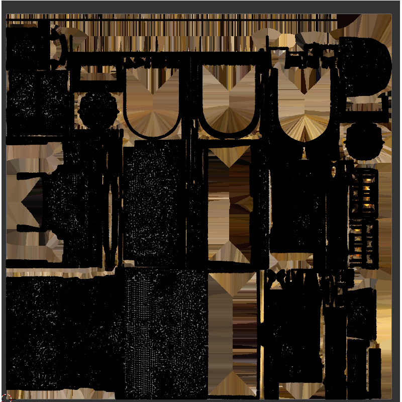 Stone Altar 015 3D model_9