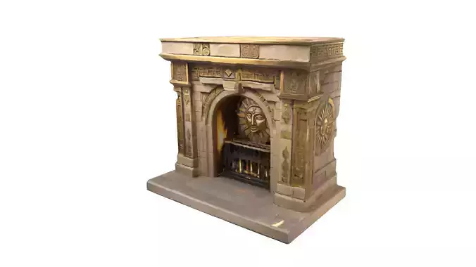 Stone Altar 015 3D model