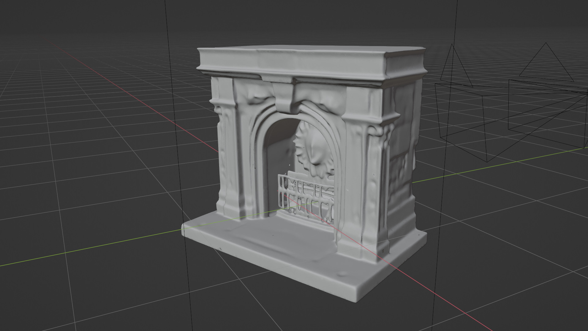 Stone Altar 015 3D model_7