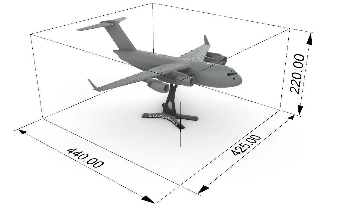 C 17 GLOBEMASTER III 3D print model_6