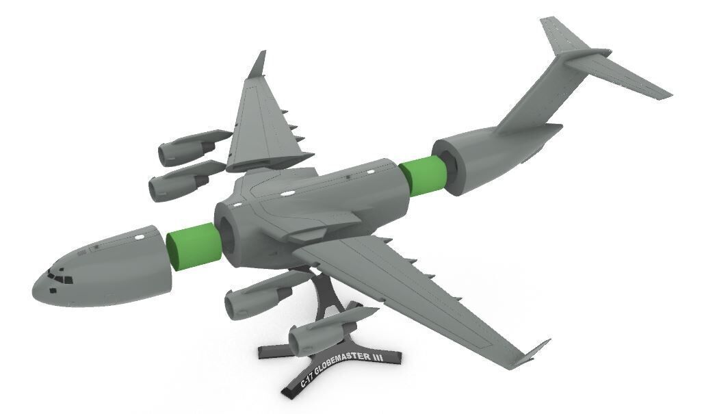 C 17 GLOBEMASTER III 3D print model_14