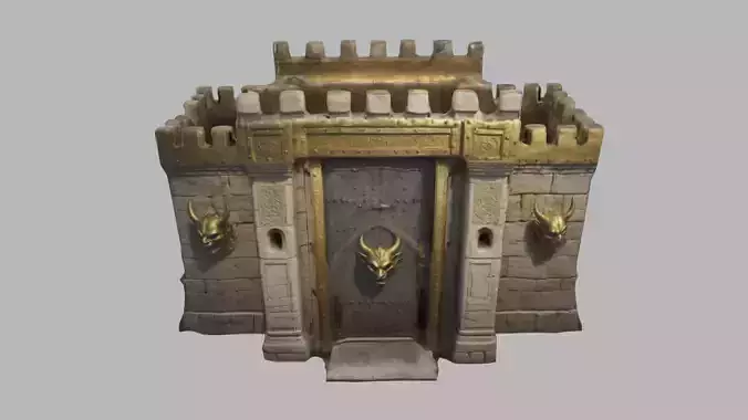 Fantasy Castle Gate 02