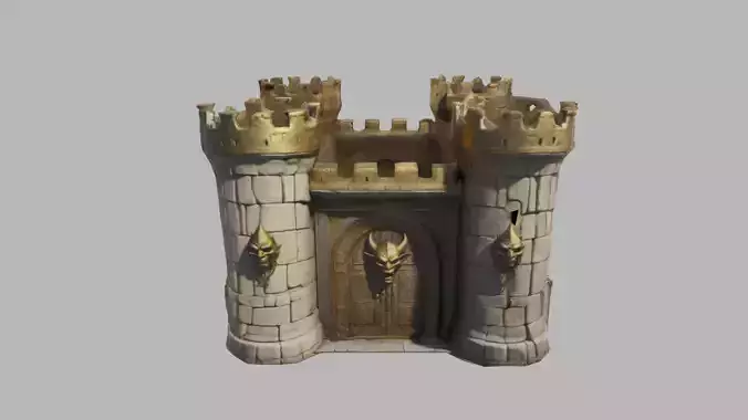 Fantasy Castle Gate 03