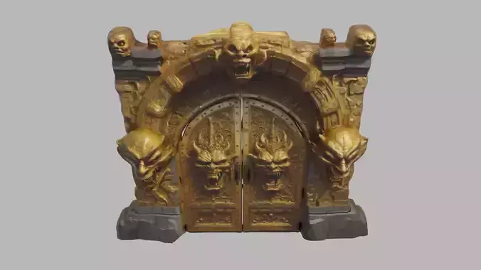 Fantasy Castle Gate 05