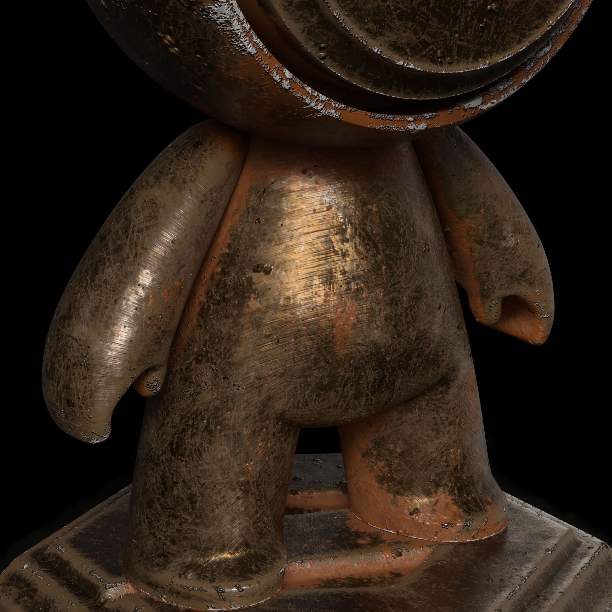 Smart Materials 01- Metal Damaged Materials for 3D Painter Texture_3