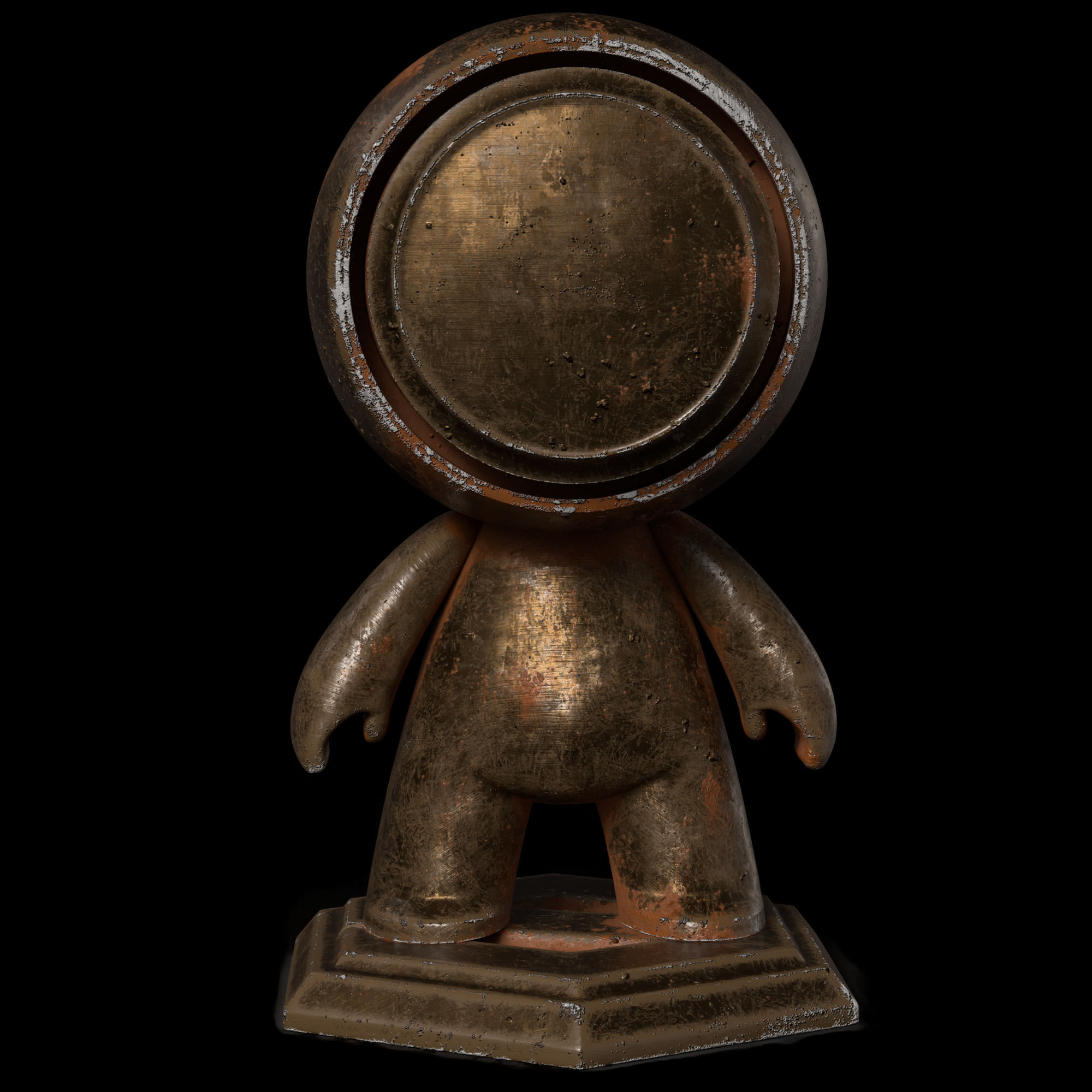 Smart Materials 01- Metal Damaged Materials for 3D Painter Texture_1