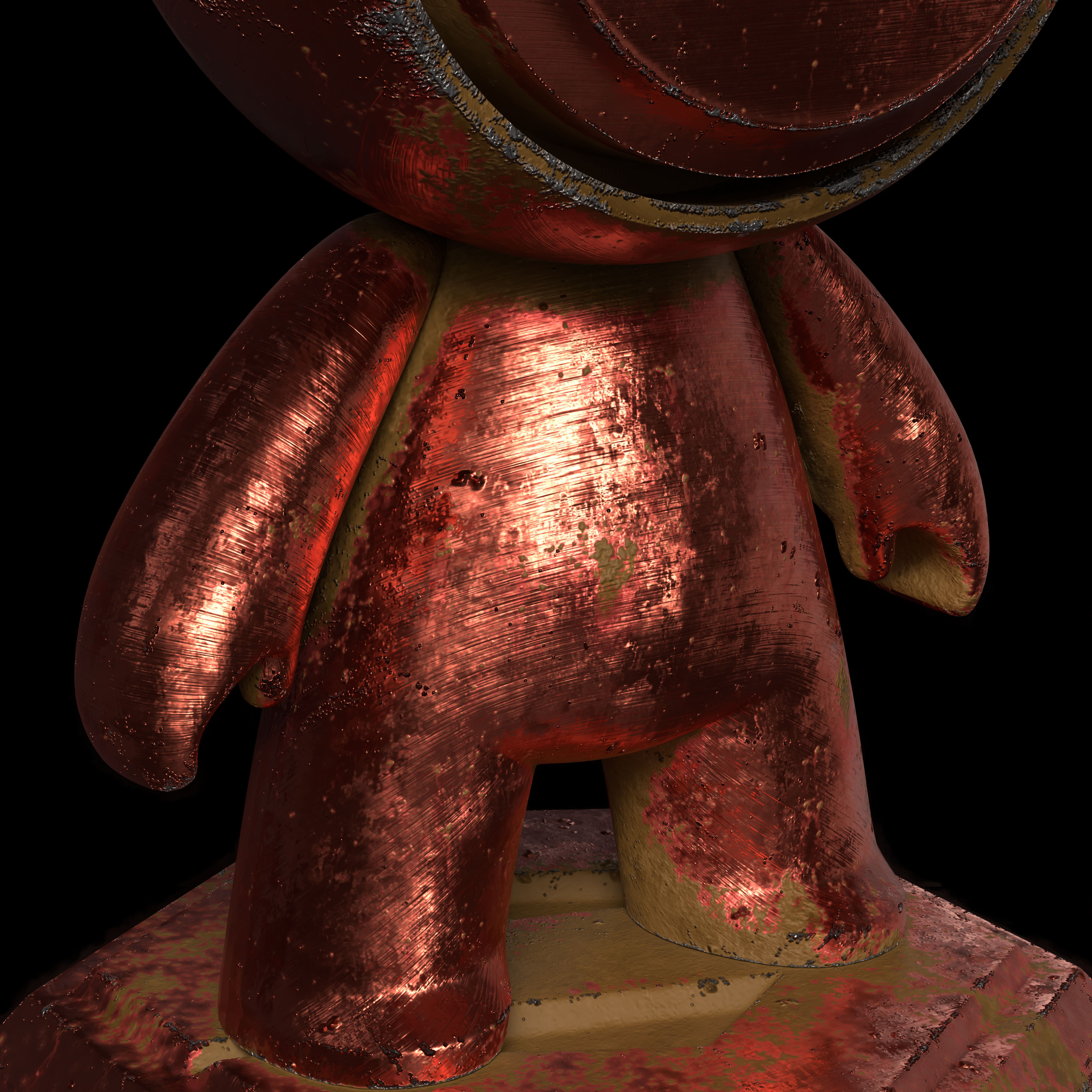 Smart Materials 01- Metal Damaged Materials for 3D Painter Texture_5