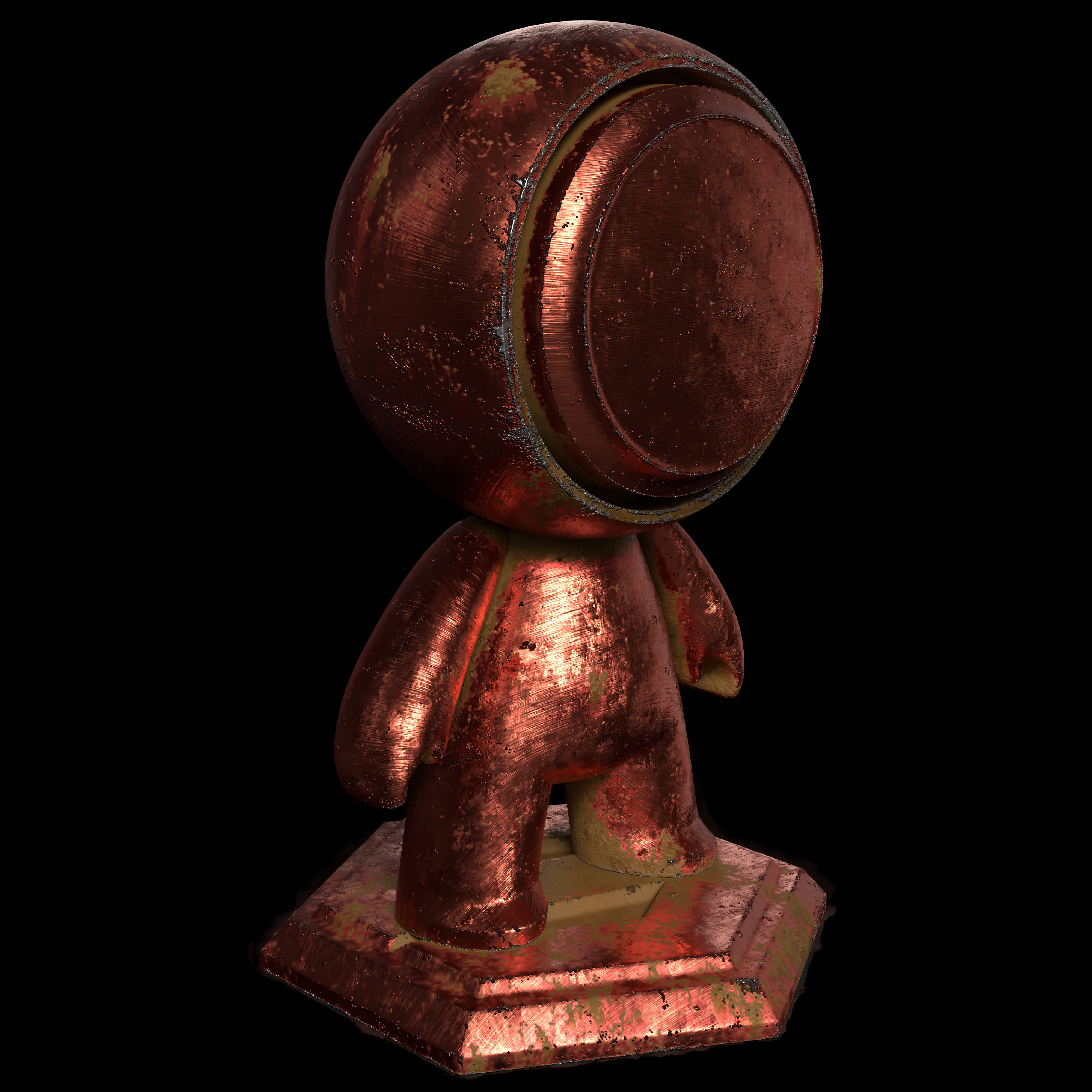 Smart Materials 01- Metal Damaged Materials for 3D Painter Texture_4