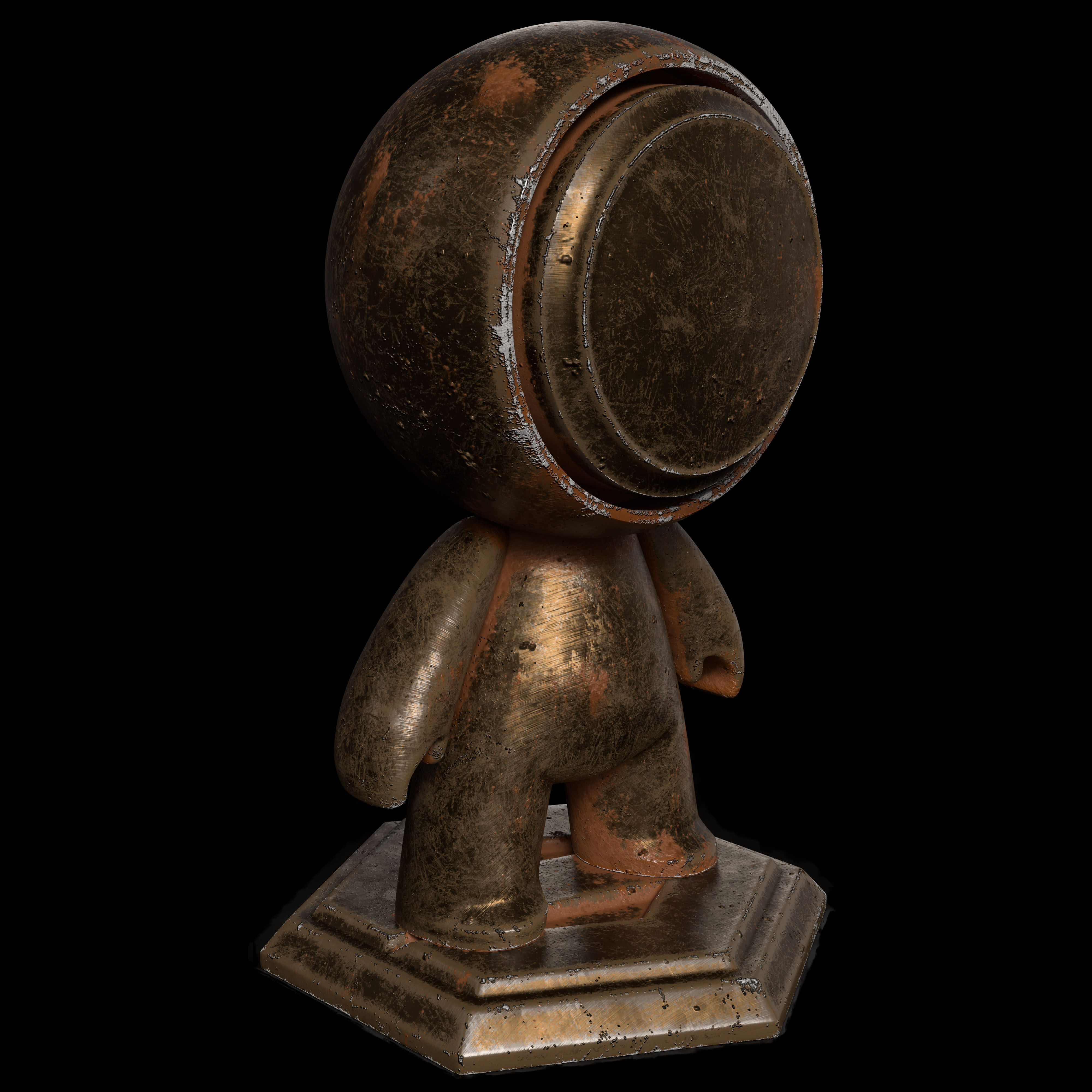 Smart Materials 01- Metal Damaged Materials for 3D Painter Texture_2