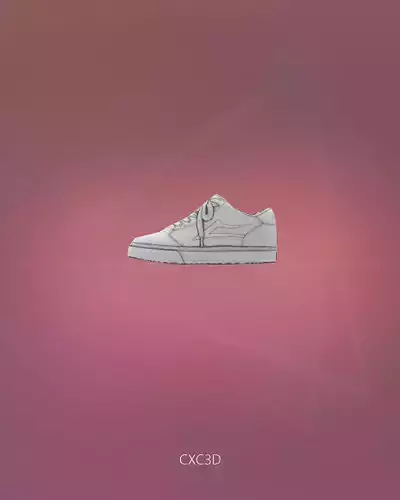 Shoes and Sneakers DC 10 Pack - CXC Low-poly 3D model
