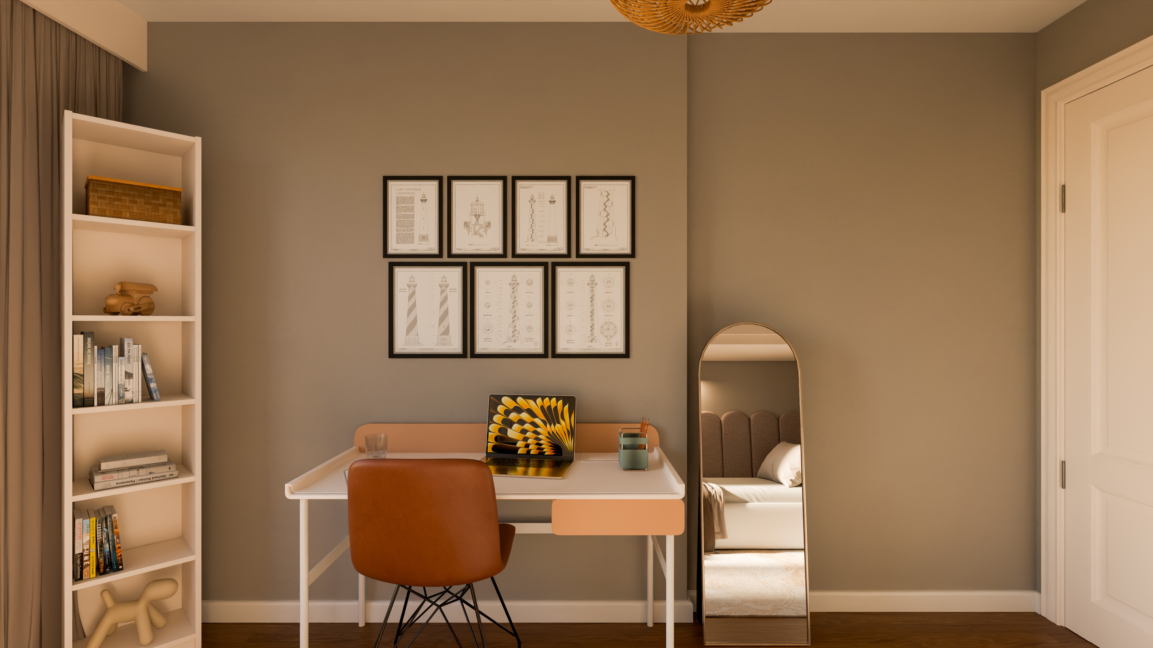 Kids Room Realistic Scene 3D model_4