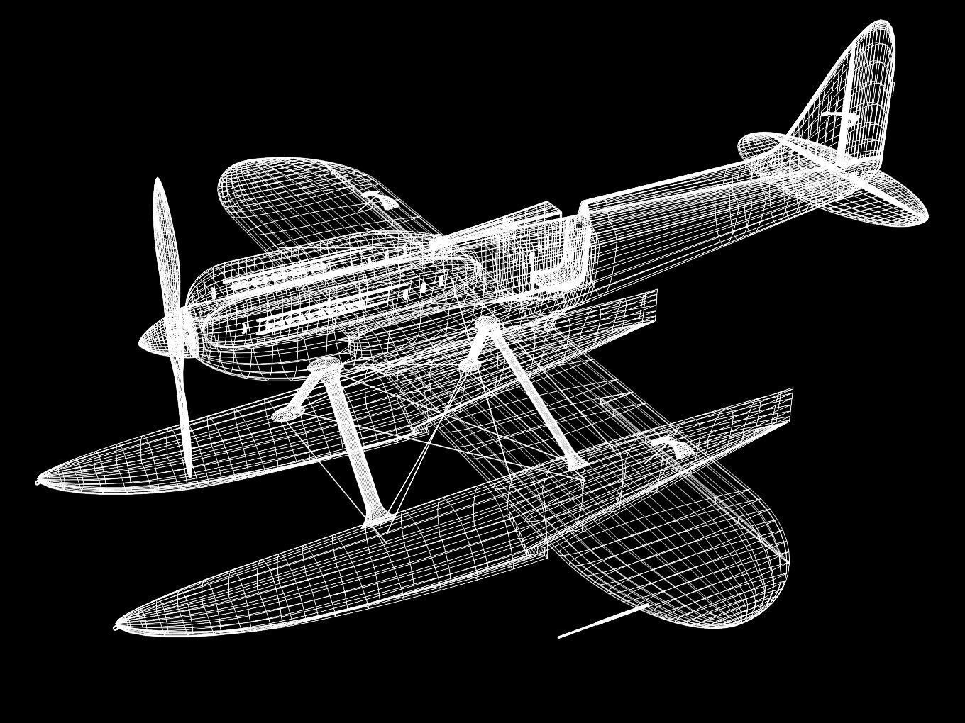 supermarine s6 3D model_10