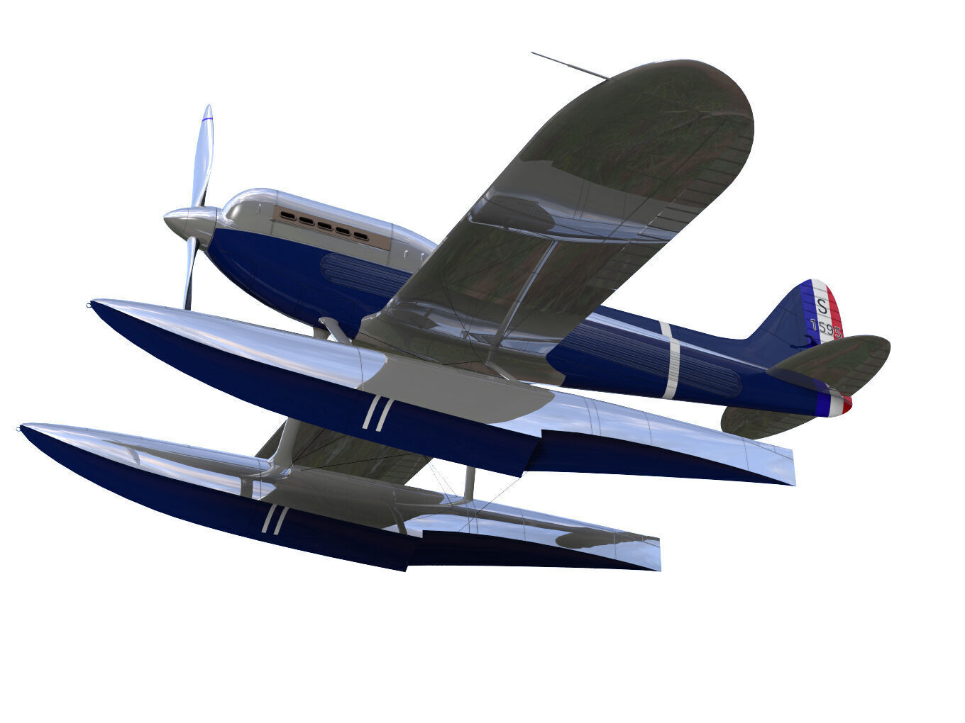 supermarine s6 3D model_3