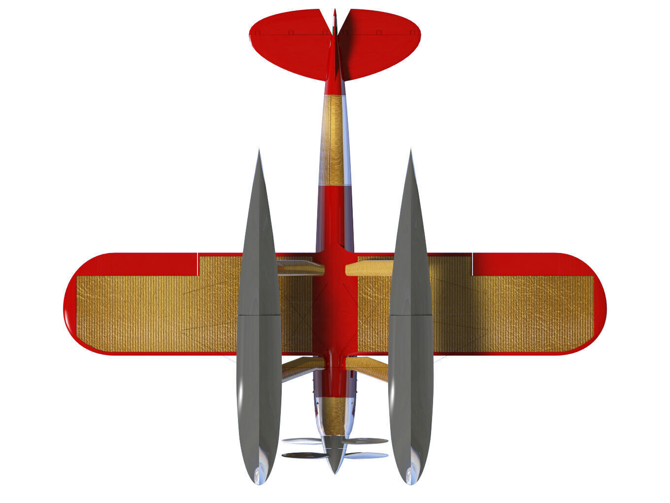 Macchi MC72 3D model_8