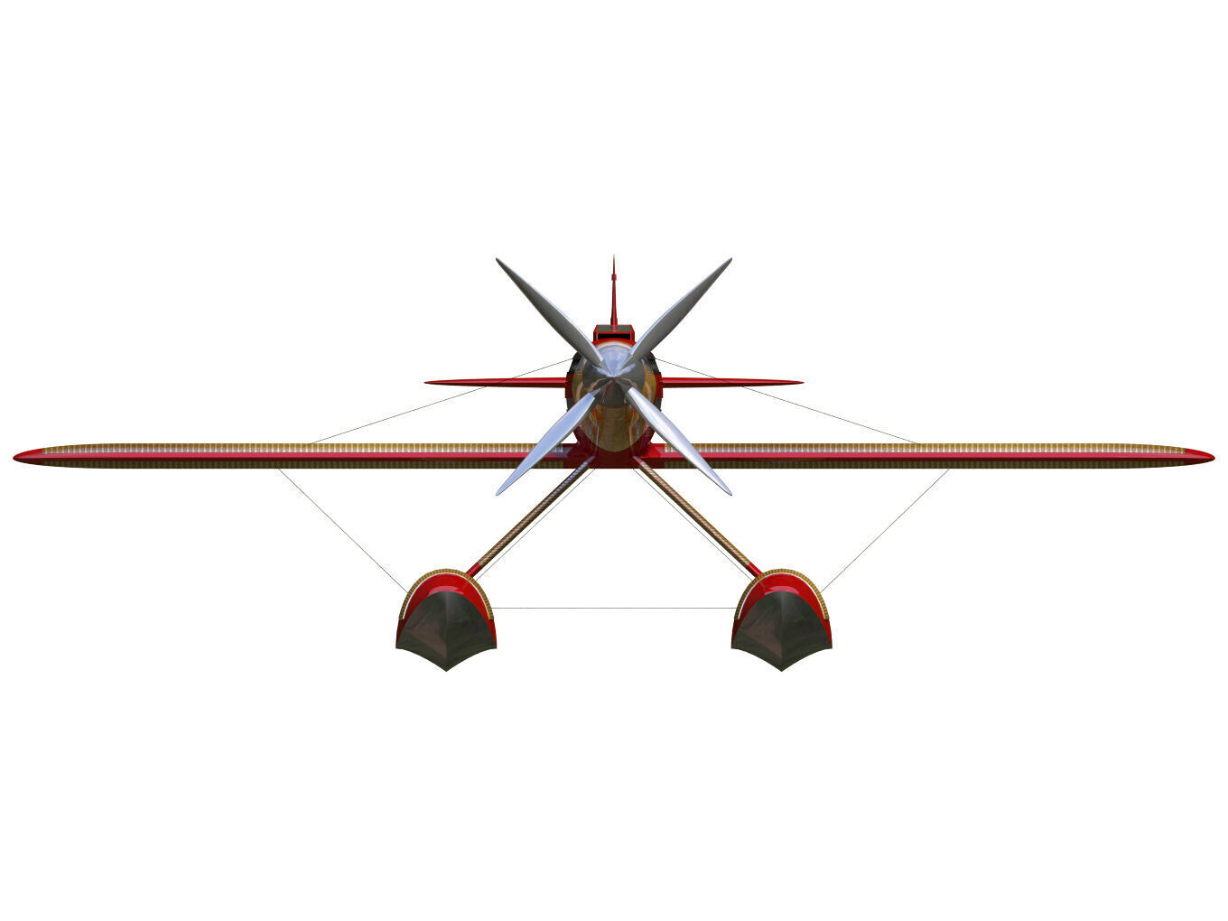 Macchi MC72 3D model_6