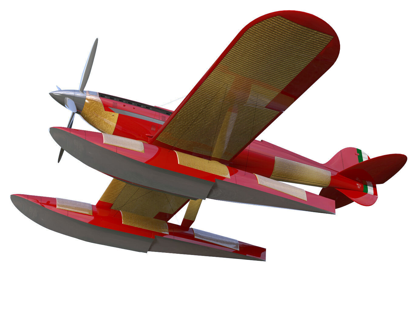 Macchi MC72 3D model_3