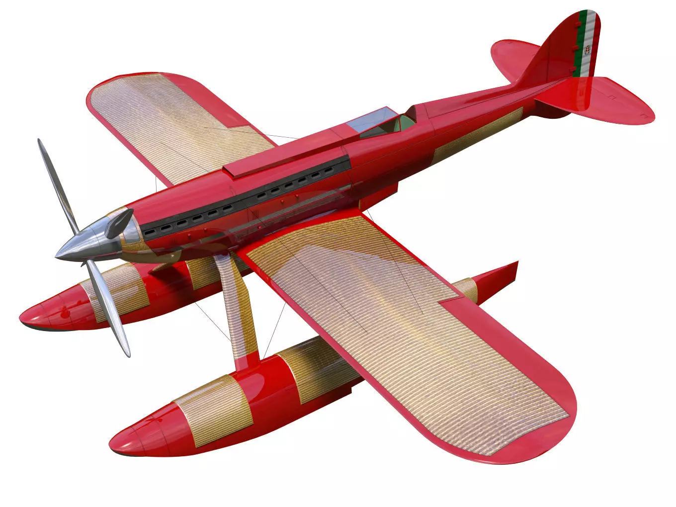 Macchi MC72 3D model_0