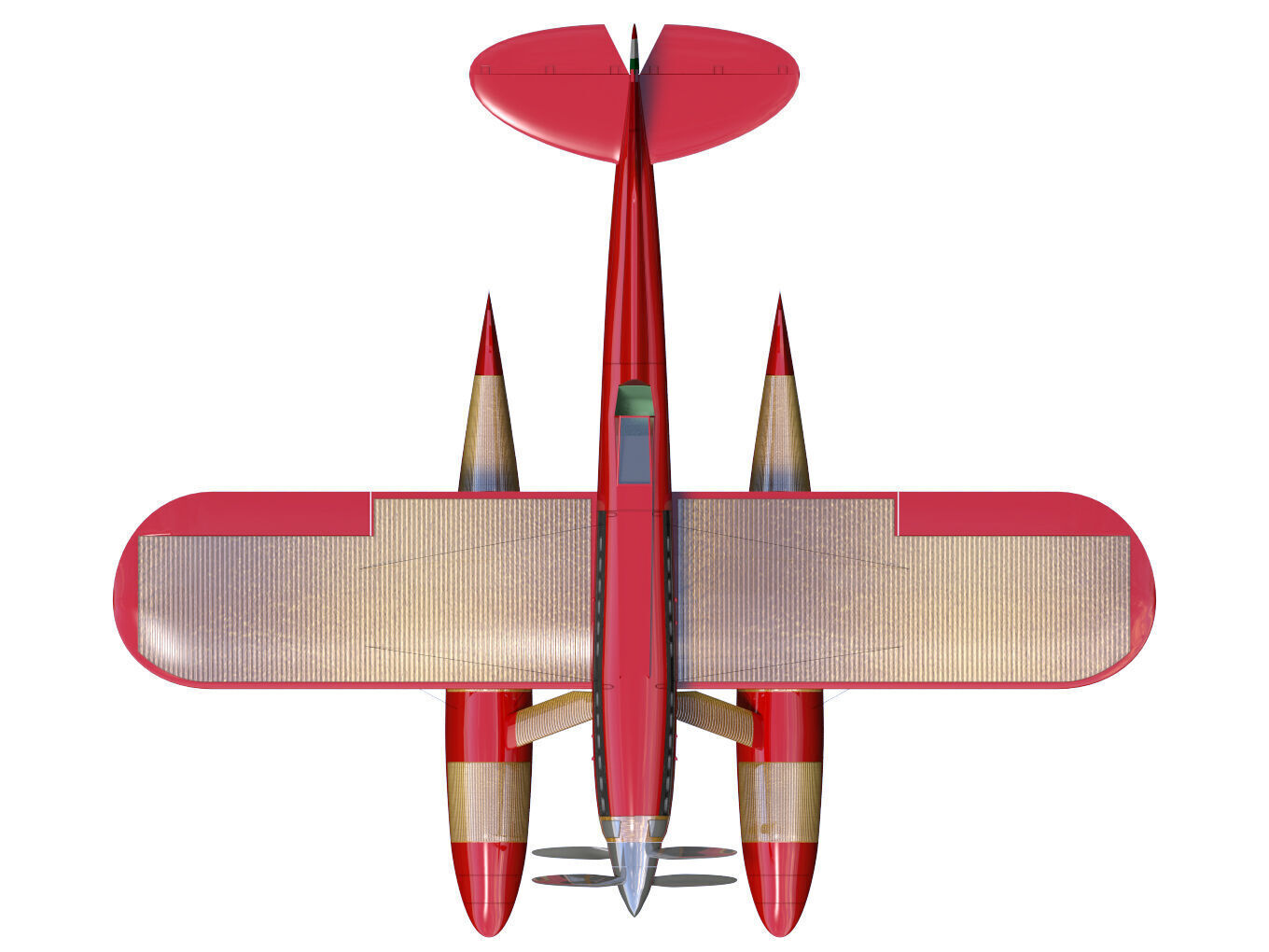 Macchi MC72 3D model_7