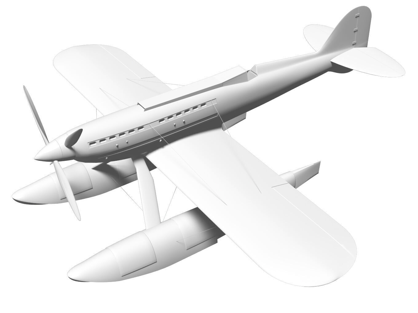 Macchi MC72 3D model_9