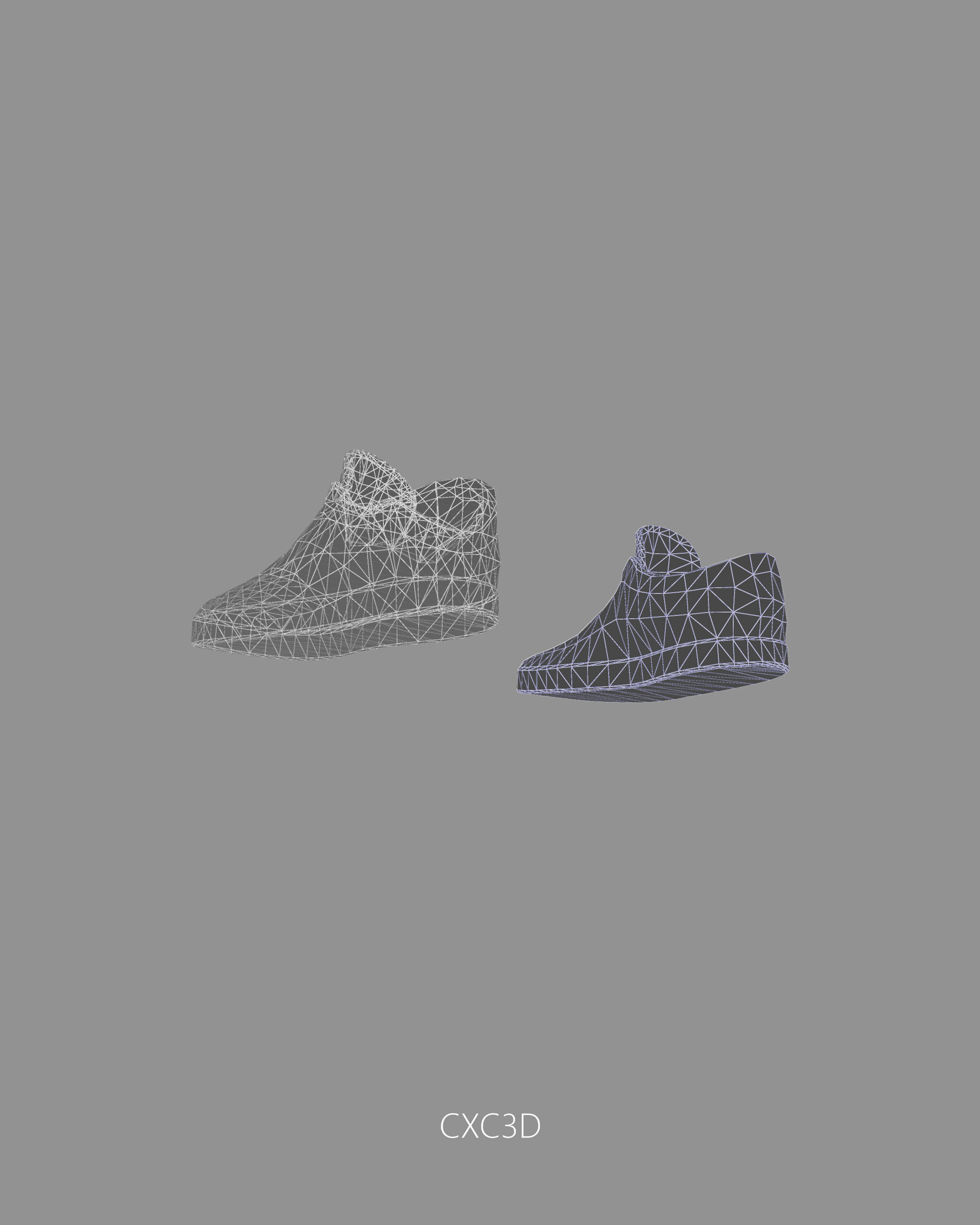 DC Shoes Sneakers Trainers Free low-poly 3D model_14