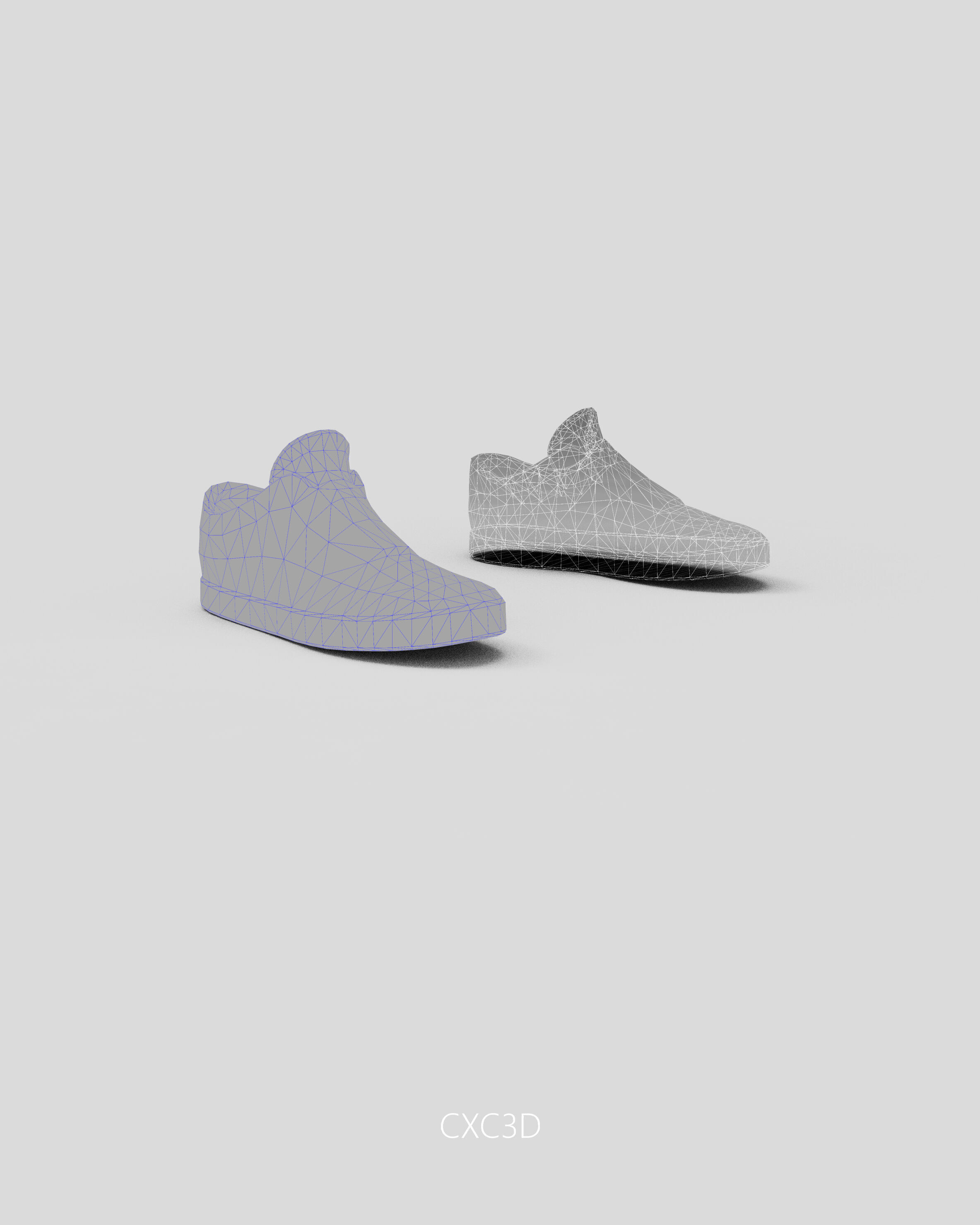 DC Shoes Sneakers Trainers Free low-poly 3D model_12