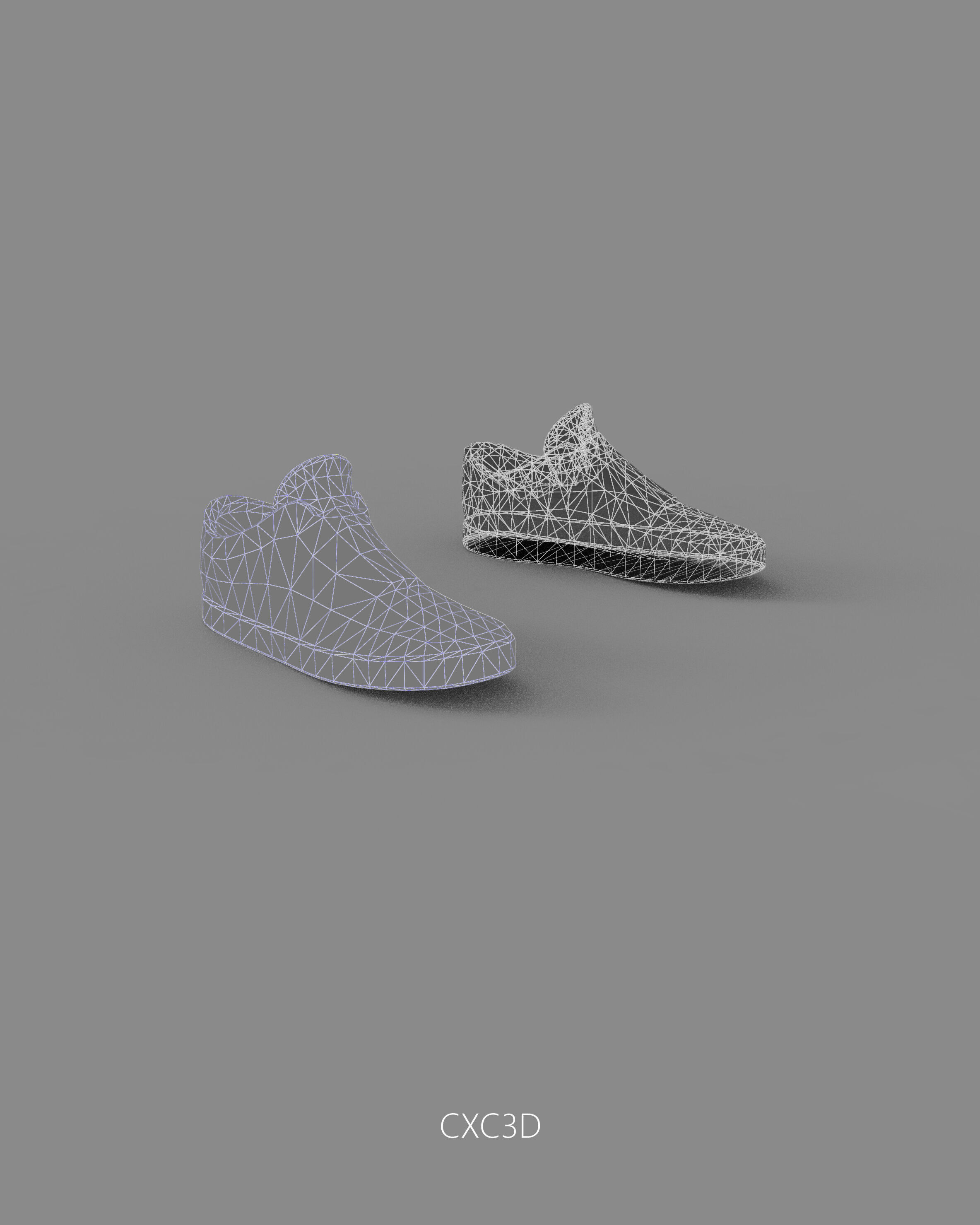 DC Shoes Sneakers Trainers Free low-poly 3D model_16