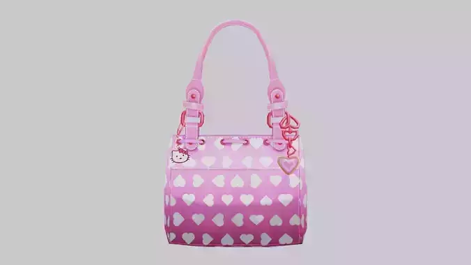 Pink heart Handbag