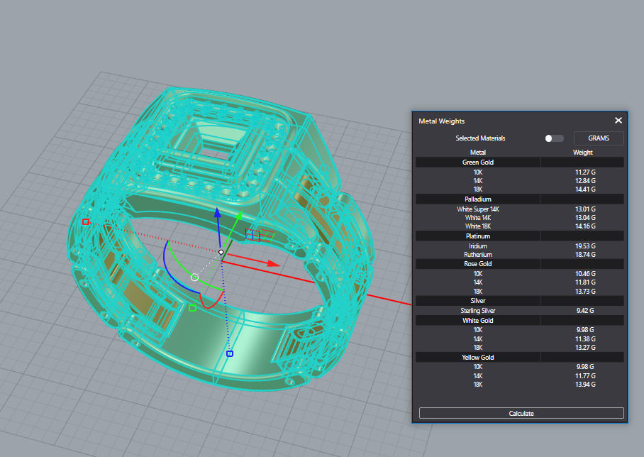 Rolex Men Ring 3D print model_5