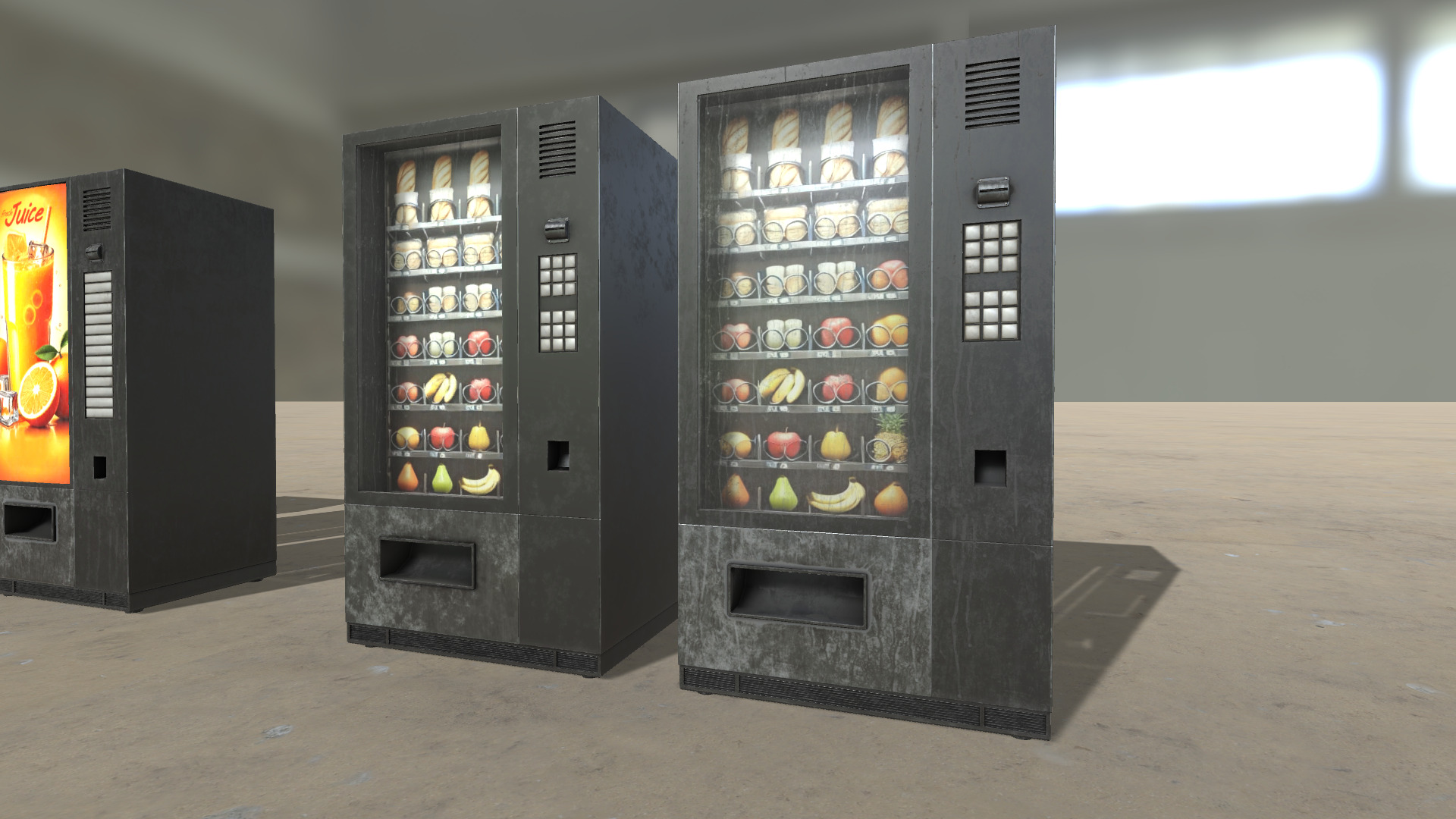 Vendings Machines HQ - PBR Low-poly 3D model_9