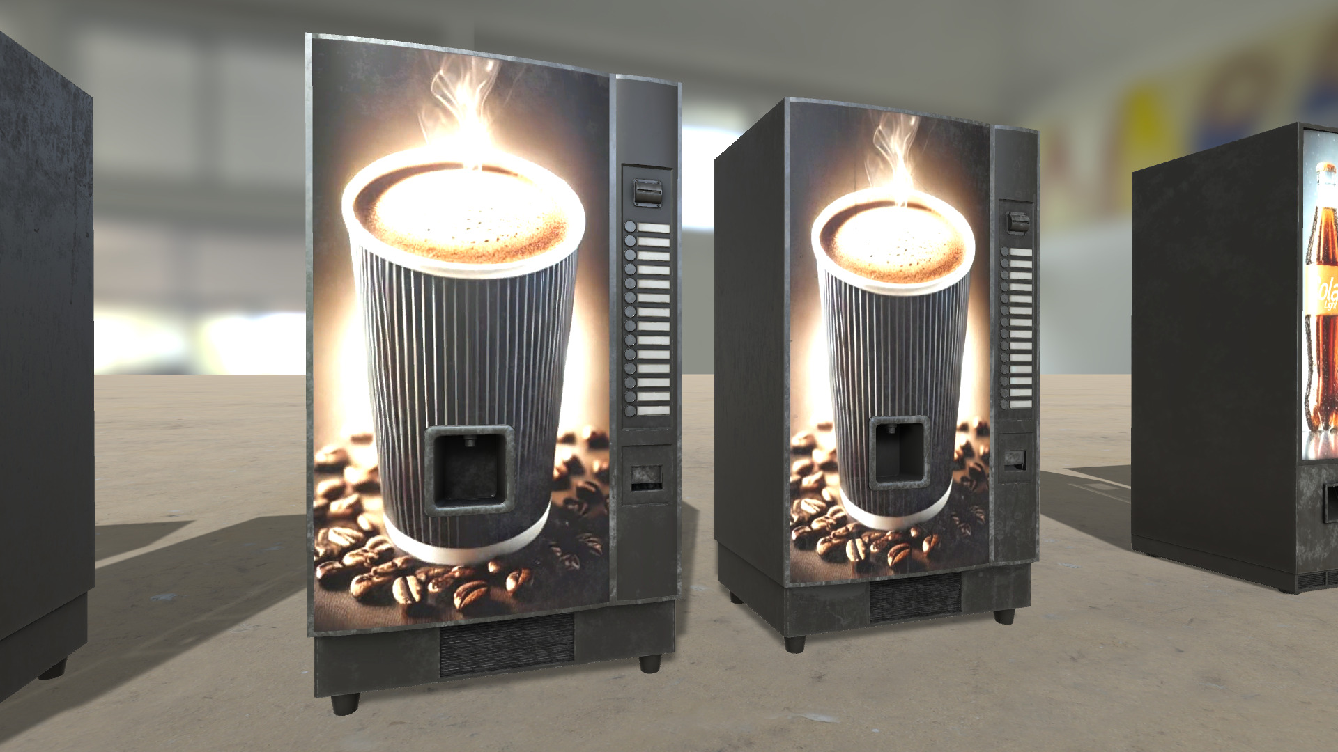 Vendings Machines HQ - PBR Low-poly 3D model_5