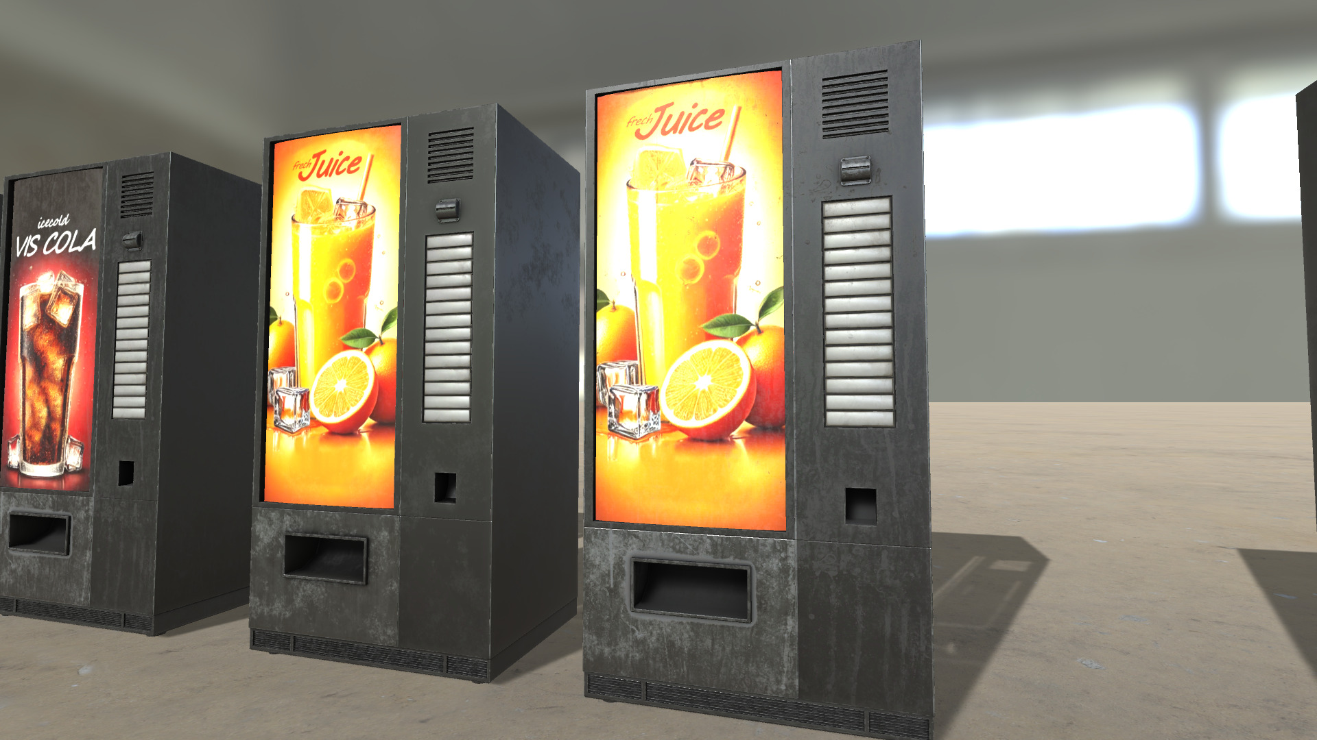 Vendings Machines HQ - PBR Low-poly 3D model_8