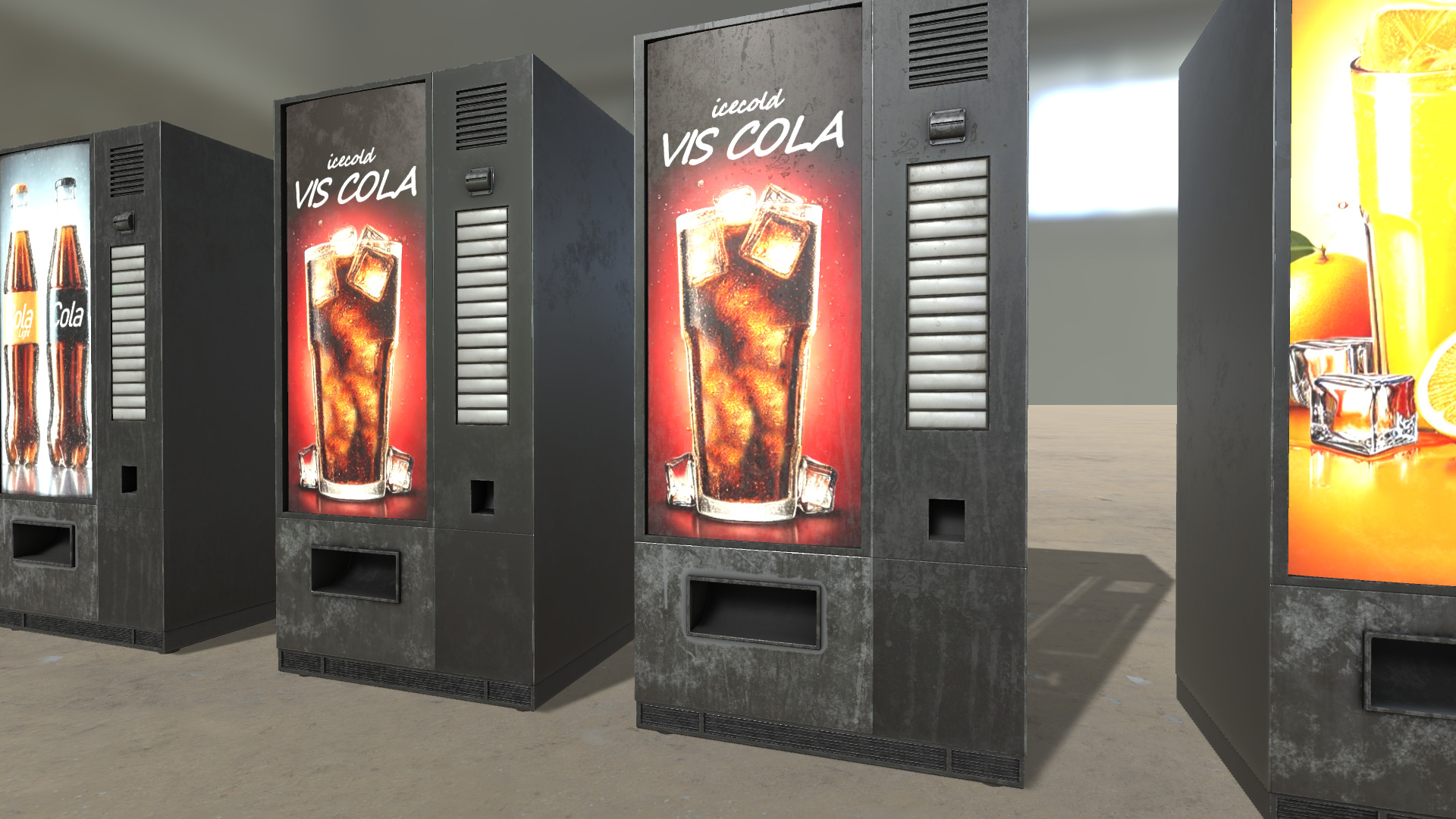 Vendings Machines HQ - PBR Low-poly 3D model_7