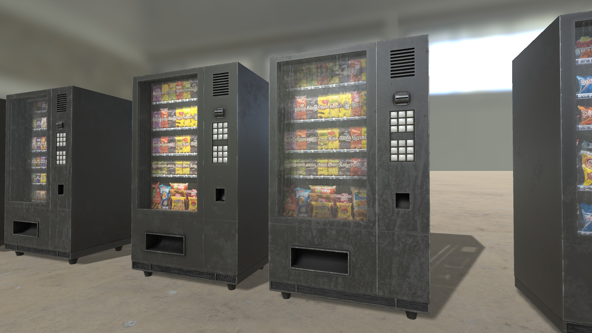 Vendings Machines HQ - PBR Low-poly 3D model_11